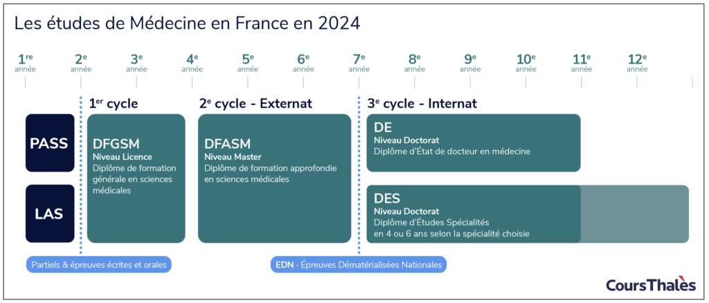 Les études de médecine en France