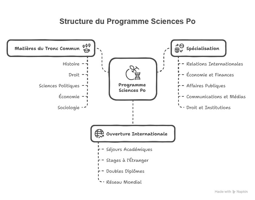 Programme et matieres sciences po selon l'IEP