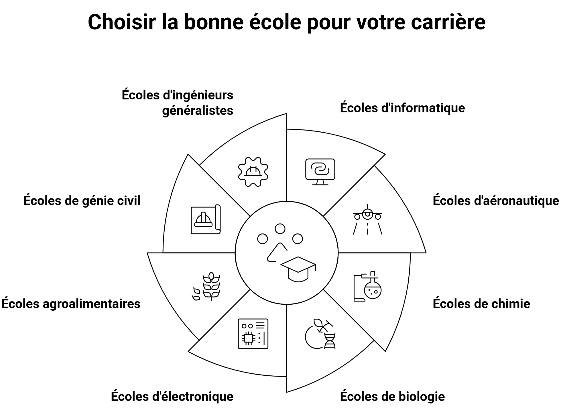 les écoles choisir selon son projet professionnel