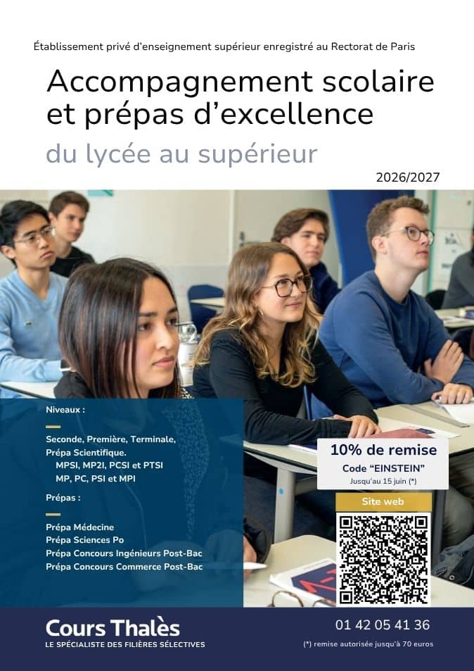 brochure cours thales